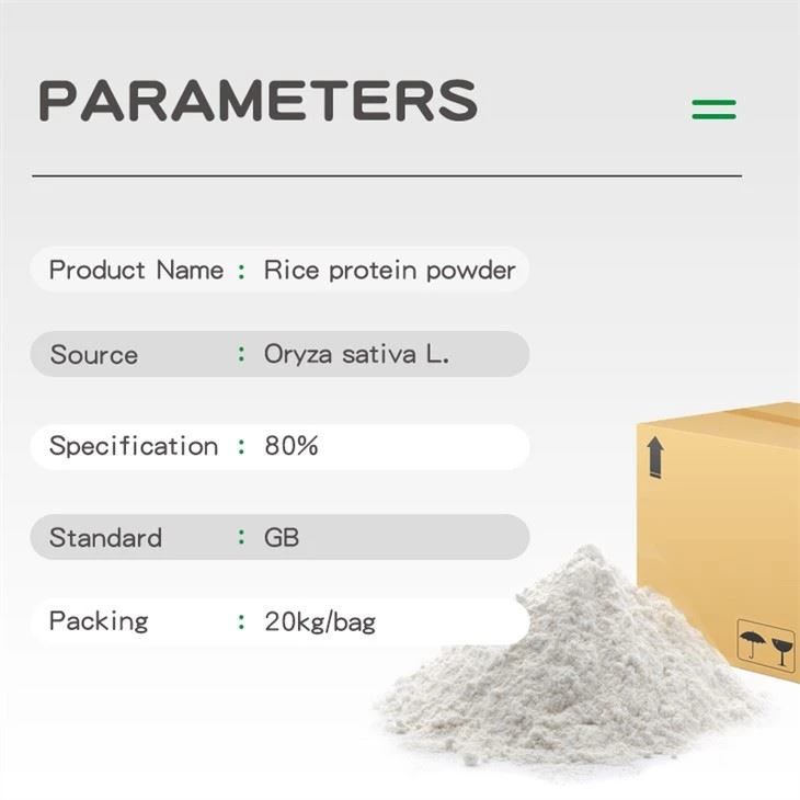 Rice protein powder parameter-2